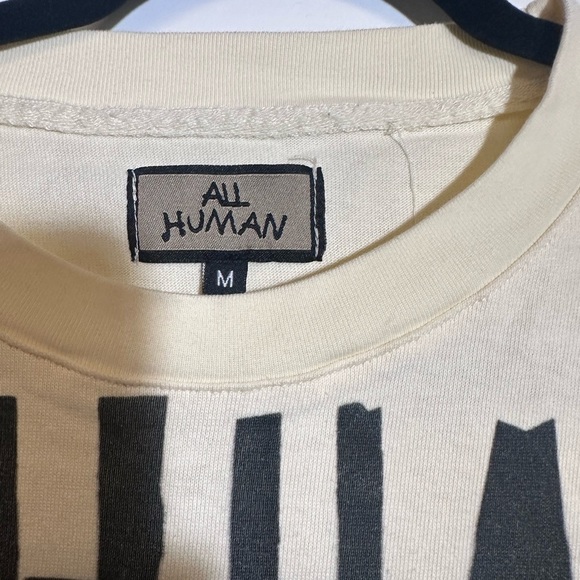 Cream Long Sleeve Sweater with Artistic Monster Designs - Picture 8 of 10